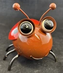 Metal Cute Ladybug Garden Plant Statue Insect. Fixed Price $15.00.