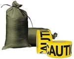 Caution Tape Pack 3 X 1000 & Empty Sandbags Military Green 14 26. Fixed Price $35.79.