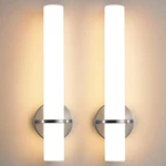 Aijiasi 18" Led Wall Sconce Brushed Nickel Dimmable 3000K Vanity Light. Fixed Price $77.39.