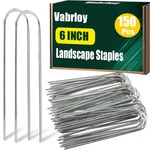 150 Pcs Landscape STAPLES,6 Inch Garden STAKES,12 Gauge Staples,heavy .... Fixed Price $32.09.