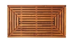 Bare Decor Giza Shower, Spa, Door Mat In Solid Teak Wood, 36" X... Usa Fast Ship. Fixed Price $134.15.