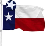 Texas Flag 3X5 Ft Outdoor Embroidered Heavy Duty Ply Tx State. Fixed Price $28.48.