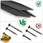Garden Landscape Anchoring Stakes 40 Pcs 10 Inch Yard Weed Fabric. Fixed Price $34.99.