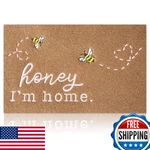 Hlfmvwe Large Outdoor/indoor Entrance Welcome Mat, Non-slip, Polypropylene. Fixed Price $46.69.