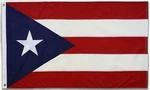 8X12 Ft Embroidered Sewn Puerto Rico Dark Blue 300D Nylon Flag 8'X12' Grommets. Fixed Price $114.88.