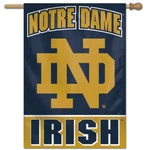 Notre Dame Fighting Irish Type Set 28"X40" Banner Flag New Wincraft. Fixed Price $27.50.