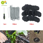 201 Pack 6" Landscape Staples Garden Stakes Galvanized Sod Gasket. Fixed Price $32.61.