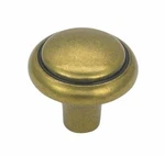 Amerock BP1308-O77 Allison Round Burnished Brass Pull/knob, Free Ship. Fixed Price $9.75.
