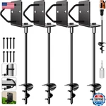 Ground Anchors Shed 14" Set Of Trampoline Stakes Screw-in Heavy Duty. Fixed Price $60.78.