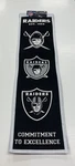 Las Vegas Raiders Nfl Football Winning Streak Embroidered Heritage Banner. Fixed Price $60.00.