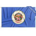 Flagwin Minnesota 4X6 Ft - 3 Ply Double Sided Polyester With Brass Grommets. Fixed Price $64.35.