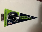 Seattle Seahawks Super Bowl Lx Champions Pennant 12X30 Nfl Wincraft. Fixed Price $15.95.