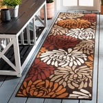 Safavieh Washable Rug Outdoor Veranda Collection 2FT3IN X 12FT Runner Chocolate. Fixed Price $96.40.