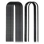 Nigh Coated Rebar Trampoline Wind Stakes Set Of 12 Safety Ground Black. Fixed Price $26.05.