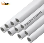 10 Pcs White Pvc Pipe Diy Projects SCH40 Furniture Grade For Home, Gre. Fixed Price $75.17.