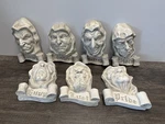 Joseph Lester Seven Deadly Sins Wall Plaques Set Of 7 Design Toscano. Fixed Price $299.00.