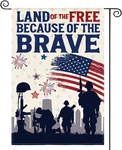 Memorial Day Patriotic Garden Flag 12X18 Inch Double Sided, Usa Military Veteran. Fixed Price $7.94.
