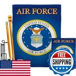 Breeze Decor Air Garden House Flag - Kit Armed Forces Usaf United State. Fixed Price $126.03.