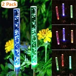 Outdoor Solar Led Rgb Crystal Bubble Tube Lights Garden Decor Lamp Color Change. Fixed Price $22.86.
