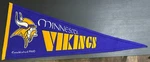 Minnesota Vikings Winning Streak Wool Pennant 13X32 Embroidered Throwback. Fixed Price $19.99.