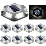 4-12PCS Solar Deck Lights Led Pathway Fence Stair Dock Grey Waterproof Us. Fixed Price $33.29.
