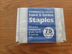 Fabric & Garden Staples Attaches Commercial Grade Turf To Soil 75. Fixed Price $12.00.