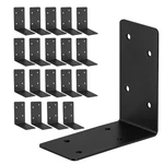 20 Pcs 4X4X2 In Black Brackets, 2MM Steel, Raised Garden Bed Corner Braces. Fixed Price $41.28.