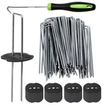 Landscaping Project Staples - 100PC 6 Inch Galvanized Garden Stakes Weed Barrier. Fixed Price $46.99.