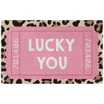 Snnder Trendy Retro Pink Leopard Doormat, Preppy Girly Indoor Outdoor. Fixed Price $34.12.