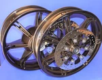 Harley Slicer Ll Wheels Powder Coated Lazer Bronze Ultra And Road King. Fixed Price $695.00.