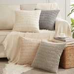 Set Of Neutral Decorative Throw Pillow 18" X (pack 4),. Fixed Price $29.99.