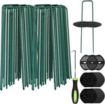 Fotmishu Landscape Staples 5.7INCH 100PCS Garden Stakes With Gasket, L.... Fixed Price $39.75.
