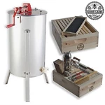 Hive Frame Honey Extractor & Super Box Beekepers Tool Kit GL-E2-1S-TK1. Fixed Price $263.38.