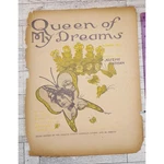 1905 Queen Of My Dreams Sheet Music Butterfly Floral Cover Ethel Levy Portrait. Fixed Price $18.00.