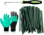 50PCS Green Landscape 6 Inch Garden Artificial Turf Stakes Staples, 11. Fixed Price $23.74.