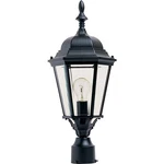 Maxim Westlake Cast 1-LIGHT Outdoor Pole/post Lantern Black 1005BK. Fixed Price $75.20.