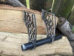 Bbq Pit Handle 1 Inch Bar (flames) (fire) (custom) .25" Thick Mild Steel. Fixed Price $28.50.