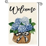 Avoin Colorlife Hydrangea Spring Summer Garden Flag 12X18 Inch Double Sided O.... Fixed Price $16.43.