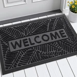 Smiry Welcome Mat Indoor Outdoor, All-season Waterproof 29.5" X 17", Grey. Fixed Price $29.99.