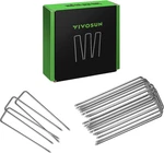 Vivosun 6 Inch 100-PACK Landscape Staples, Galvanized Steel Garden Stakes 11 Gau. Fixed Price $26.39.