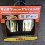 Mr. Bar-b-q Grill Stone Pizza Set 15 In X Silver/black+ Cutter New. Fixed Price $16.00.