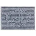 Calloway Mills 103172436 Poly Hello Indoor/outdoor Mat X Light Grey. Fixed Price $37.34.