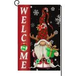 Welcome Christmas Garden Flags 28X40 Double Sided Winter New Year Holiday Farmho. Fixed Price $17.98.