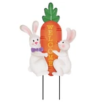 Easter Decorations Outdoor, 26 Inch Cute Bunny Carrot Decorative Garden Stakes F. Fixed Price $34.19.