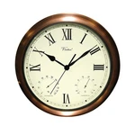 Swim Central 15" B/o Copper Large Print Roman Numeral Outdoor Clock. Fixed Price $140.49.