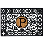 Calloway Mills 160012436P Rubber Monogram Insert Doormat, 2' X 3' (letter P). Fixed Price $46.19.