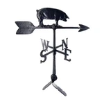 24 In. Aluminum Pig Weathervane BLACK-WV-178-BK Free Shipping. Fixed Price $62.01.
