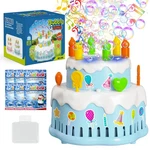 Cake Machine, Automatic Blower For Boys Girls 10000+ Bubbles Pe.... Fixed Price $31.45.