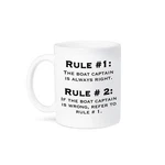 3DROSE, Boat Captain Rules, Mug. Fixed Price $15.97.