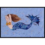 Carolines Treasures 8337-MAT 18 X 27 In. Mermaid Indoor Outdoor Doormat. Fixed Price $32.04.